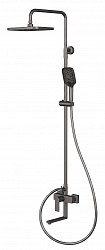 Душевая система со смесителем ST250EKGM, Екатеринбург/Ekaterinburg Gun Metal, графит, ESKO