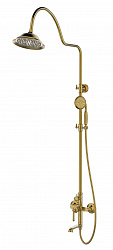 Душевая система со смесителем ST1522BRQBr, Барокко/Baroque Bronze, бронза, ESKO Select