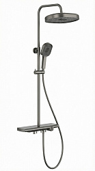 Душевая система со смесителем ST350GM, графит, ESKO