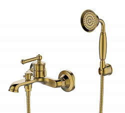 Смеситель для ванны BRQ54ABr, Барокко/Baroque Bronze, с аксессуарами, бронза, ESKO Select