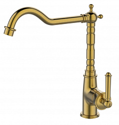Смеситель для кухни BRQ519Br, Барокко/Baroque Bronze, бронза, ESKO Select