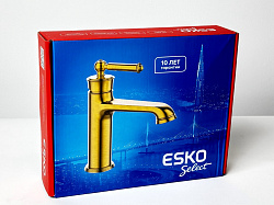 Смеситель для умывальника BRQ26Br, Барокко/Baroque Bronze, бронза, ESKO Select