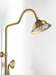 Душевая система со смесителем ST1522BRQBr, Барокко/Baroque Bronze, бронза, ESKO Select